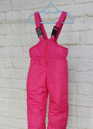 Теплий зимовий напівкомбінезон комбінезон комбинезон4 фото