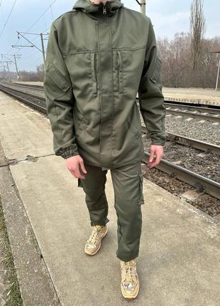 Тактичний костюм горка хакі демісезон  військовий армійський зсу