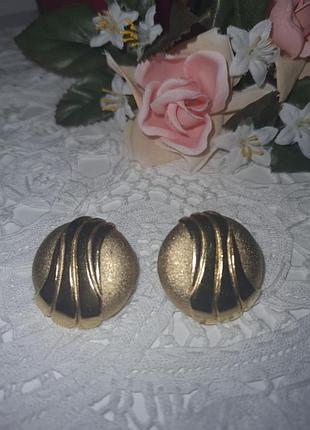 Винтажные серьги клипсы, германия