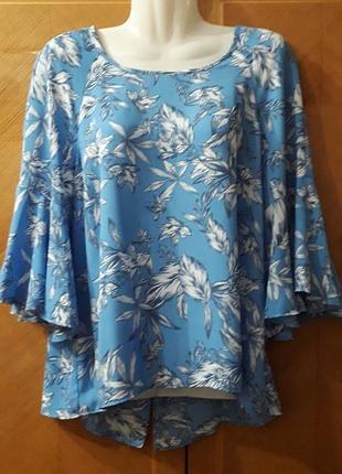 Primark стильна блуза з воланами р. 14.