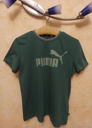 Хлопковая футболка puma