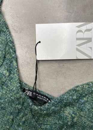 Вязаный топ корсет майка zara  новый3 фото