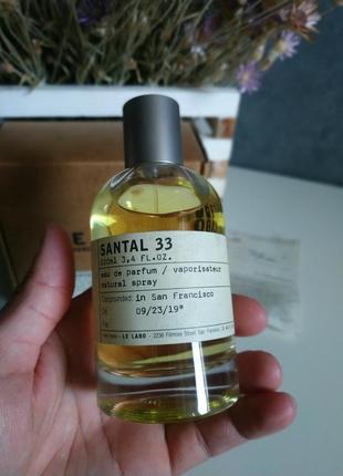 ‼️ парфюмированная вода le labo santal 33 in san francisco 100 ml5 фото