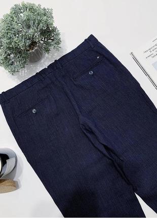 Льняные брюки мужские штаны mango man6 фото