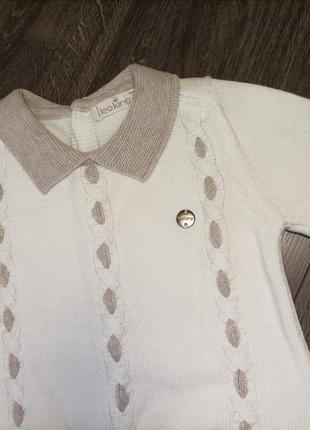 Детский вязаный костюм