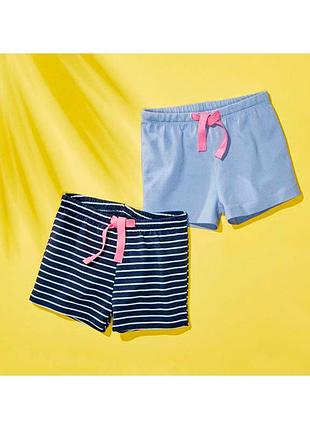 Набір дитячих шорт lupilu на дівчинку р.86-92 - 12-24 місяці /34881/