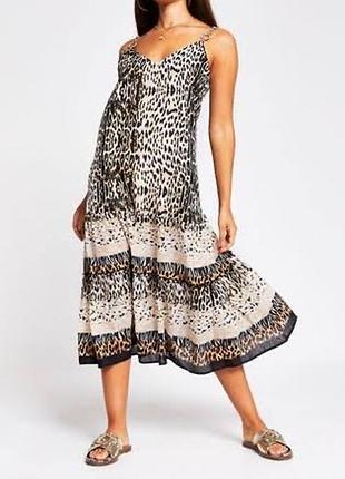 Сарафан платье плаття сукня леопард