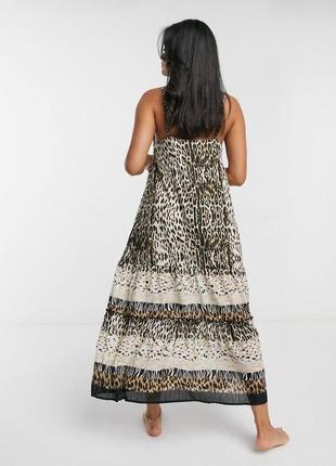 Сарафан платье плаття сукня леопард
