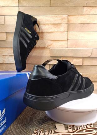 Кроссовки adidas gazelle (нат.замша)5 фото