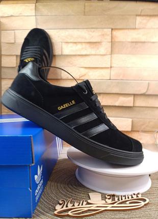 Кроссовки adidas gazelle (нат.замша)10 фото