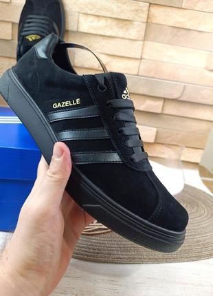 Кроссовки adidas gazelle (нат.замша)2 фото