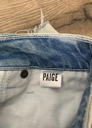 Нова джинсова мініспідниця paige aideen skirt5 фото