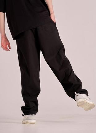 Качественные брендовые брюки оверсайз мужские ogonpushka hasla свободного кроя премиум фирменные3 фото