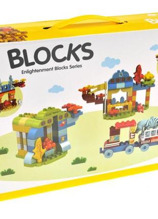 Конструктор y333-6 с большими деталями дом на дереве 160 дет