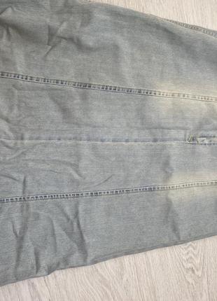 Спідниця з деніму джинс максі