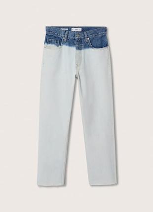 Прямые джинсы с градиентом2 фото