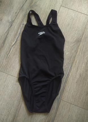 34/xs,speedo endurance+ ,оригинал черный хлоростойкий купальник для плавания,новый4 фото