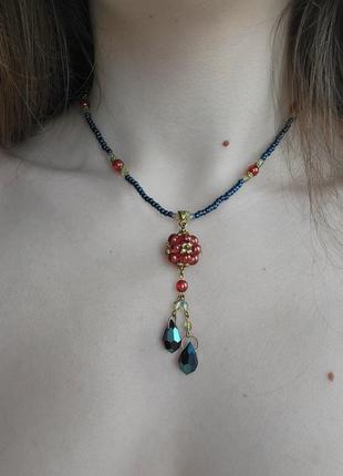 Подвеска из бисера