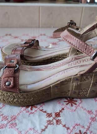 Красивые кожаные босоножки ботинки сандалии туфли4 фото