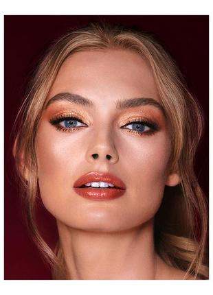 Палетка тіней charlotte tilbury the queen of glow luxury palette, 5 гр.6 фото