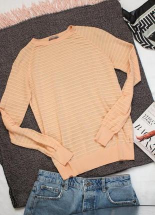 Оранжевая кофта джемпер cos 36 с размер