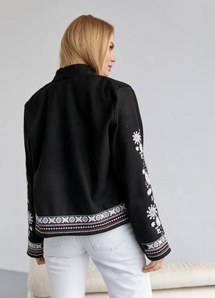 Стильный кашемировый жакет пиджак женский3 фото