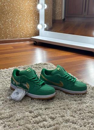 Nike sb dunk low patricks day | данк | кросовки nike | nike