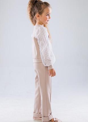 Трикотажні брюки для дівчини 4
