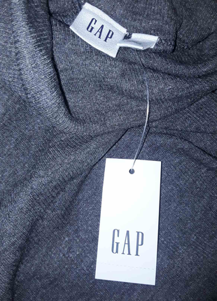 Gap трендове плаття гольф у дрібний рубчик кольору графіт3 фото
