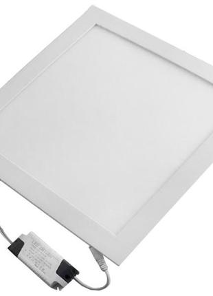 Світильник світлодіодний врізний downlight 24w квадратний 6400k