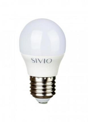 Siv-e27-g45-6w-3000k светодиодная лампа sivio