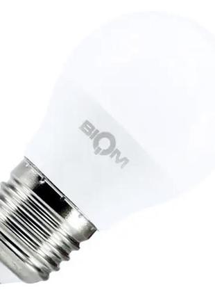 Світлодіодна лампа g45 4w e27 4500k матова вт-544 biom