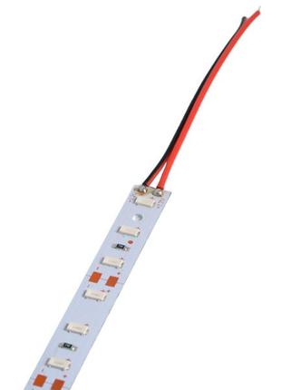 Світлодіодна лінійка 5630-72led 25-30lm ip20 24w зелений 12v 1000 мм зі скотчем