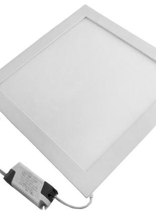 Світильник світлодіодний врізний downlight 24w квадратний 2700k1 фото