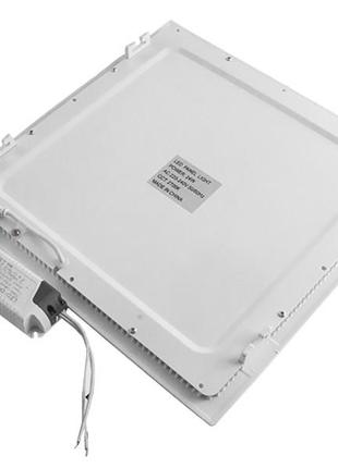 Світильник світлодіодний врізний downlight 24w квадратний 2700k2 фото