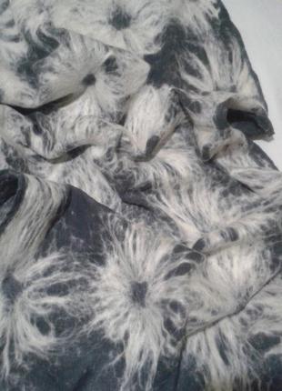 Шаль из валяной шерсти накидка палантин шарф +300 шарфов платков на странице2 фото