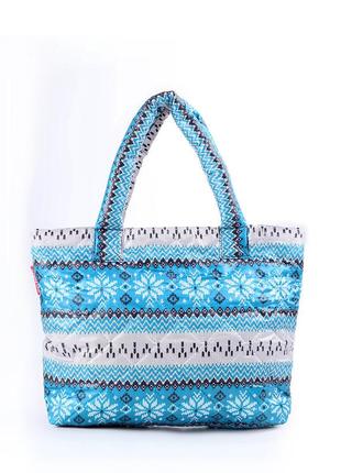 Дутая сумка с северным орнаментом