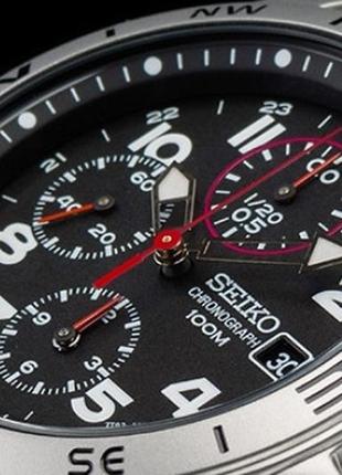 Часы мужские seiko 100м хронограф