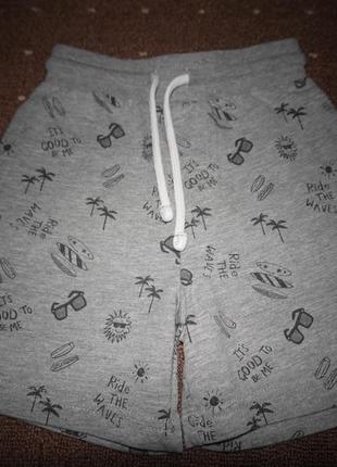 Трикотажні шорти george 2-3 роки