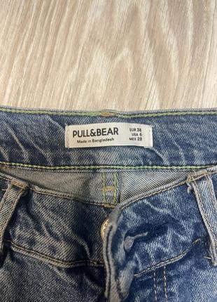 Стильные широкие джинсы pull&bear2 фото