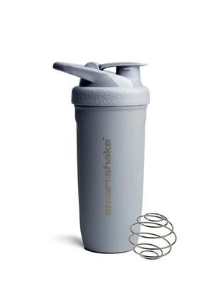 Шейкер спортивний smartshake металевий reforce stainless steel 30oz/900ml gray (original)