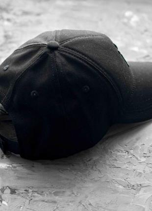 Мужска черная кепка new york yankees  из хлопка фиксируется на липучке размер 55-59 нью йорк6 фото