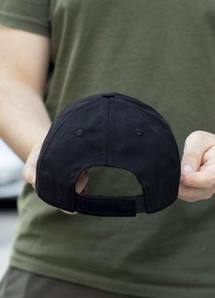 Мужска черная кепка new york yankees  из хлопка фиксируется на липучке размер 55-59 нью йорк10 фото