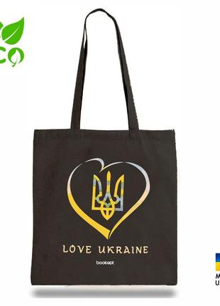 Екошопер bookopt bk4036 love ukraine чорний