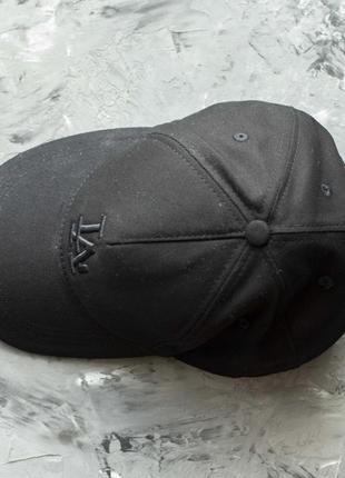 Мужска черная кепка los angeles lakers из хлопка фиксируется на липучке бейсболка лос-анджелес4 фото