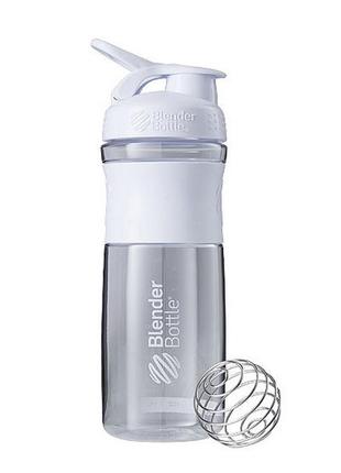 Шейкер спортивний (пляшка) blenderbottle sportmixer flip 28oz/820ml white