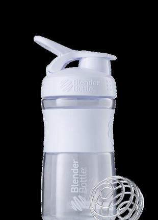 Шейкер спортивний (пляшка) blenderbottle sportmixer 20oz/590ml white (original)