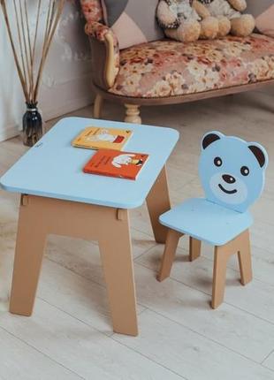 Вау! детский стол! отличный подарок для ребенка. стол с ящиком и стульчик. для учебы,рисования,игры4 фото