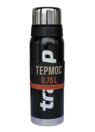 Термос tramp expedition line 0,75 л чорний trc-031-black (utrc-031-black)