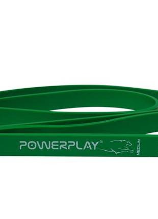 Еспандер-петля (гумка для фітнесу і кроссфіту) powerplay 4115 power band зелена (16-32kg)3 фото